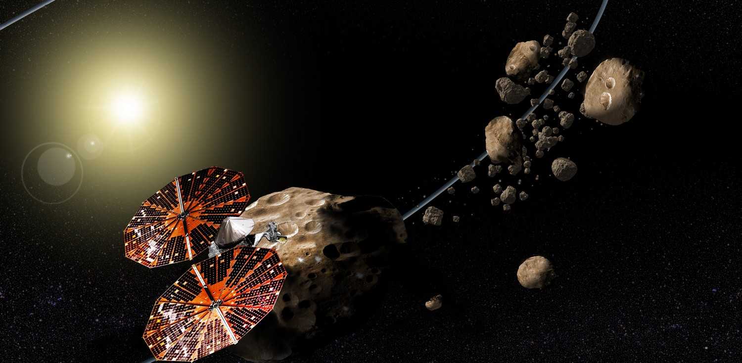 NASA запустило космический аппарат Lucy для изучения троянских астероидов Юпитера