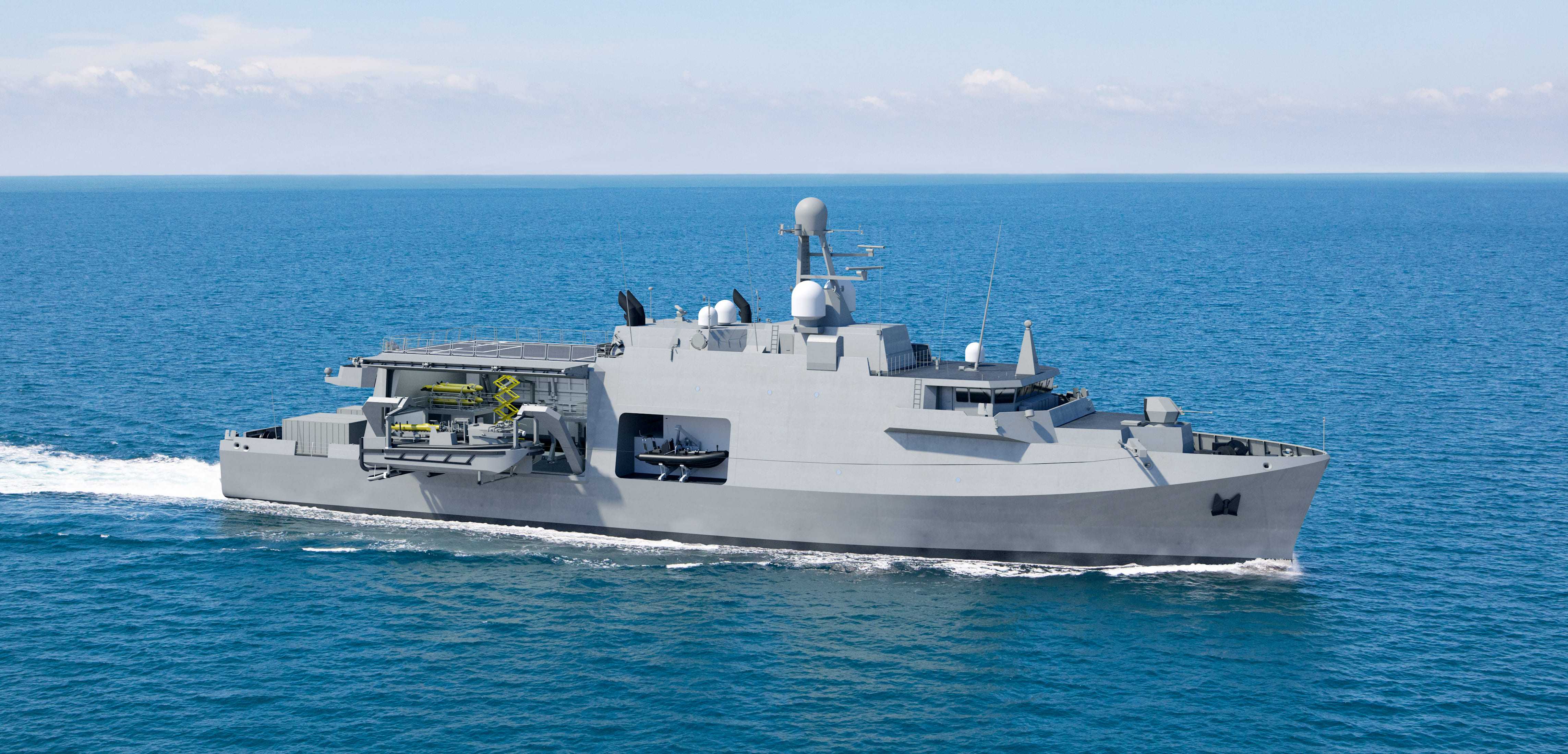 Европейцы заложили головной противоминный корабль М 940 Oostende, разработанного по программе Mine Counter Measures