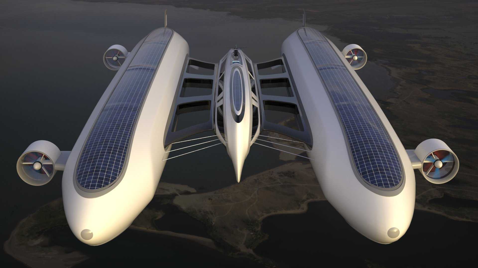 Воздушная яхта от Lazzarini Design Studio