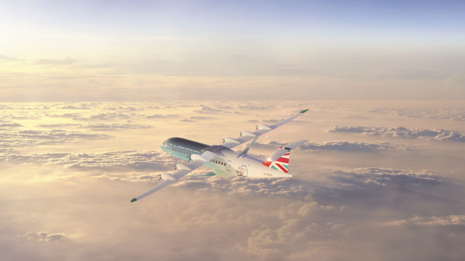 Британцы показали концепцию регионального водородного самолета