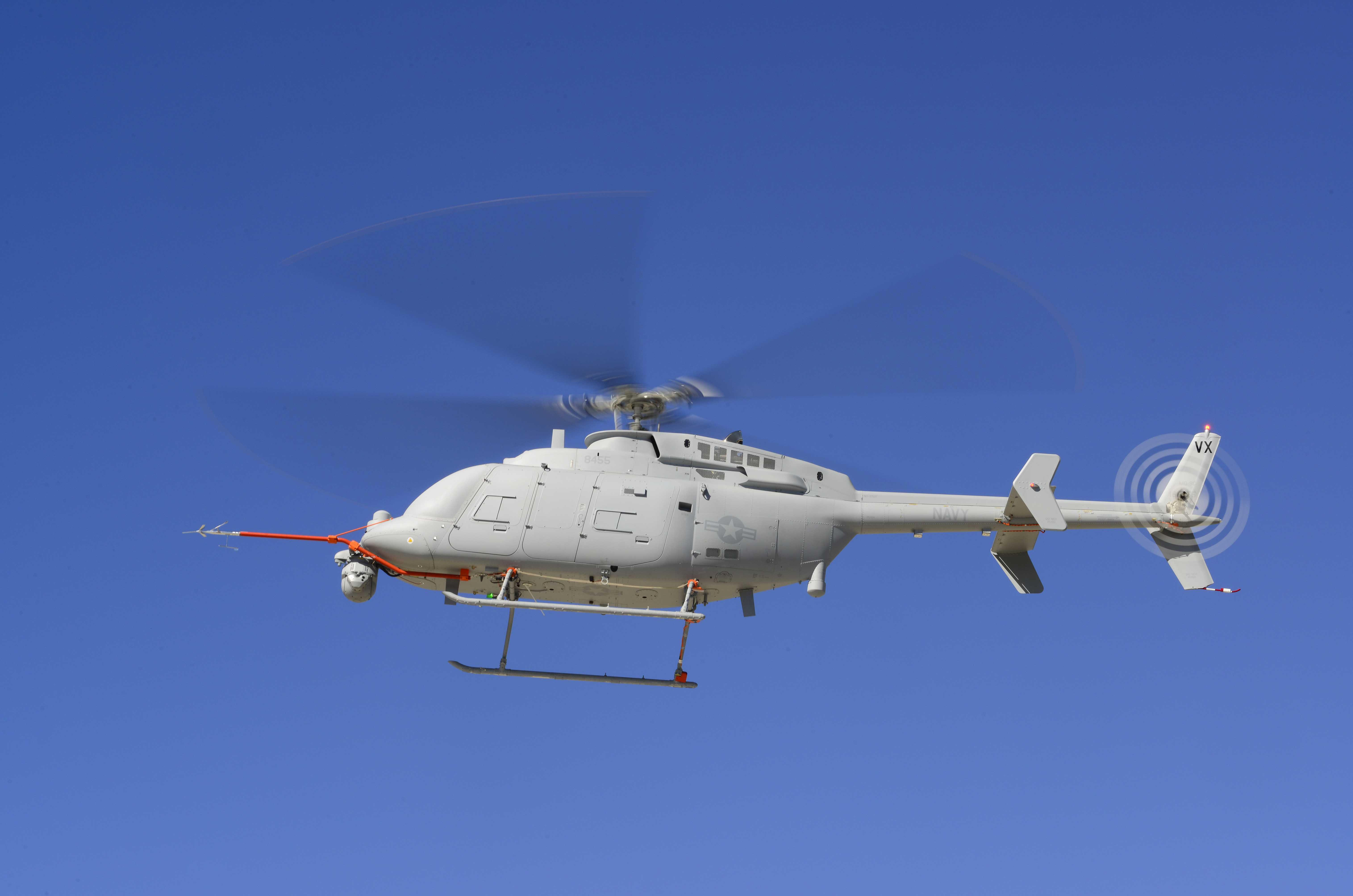 Американские ВМС впервые развернули беспилотный вертолет MQ-8C Fire Scout