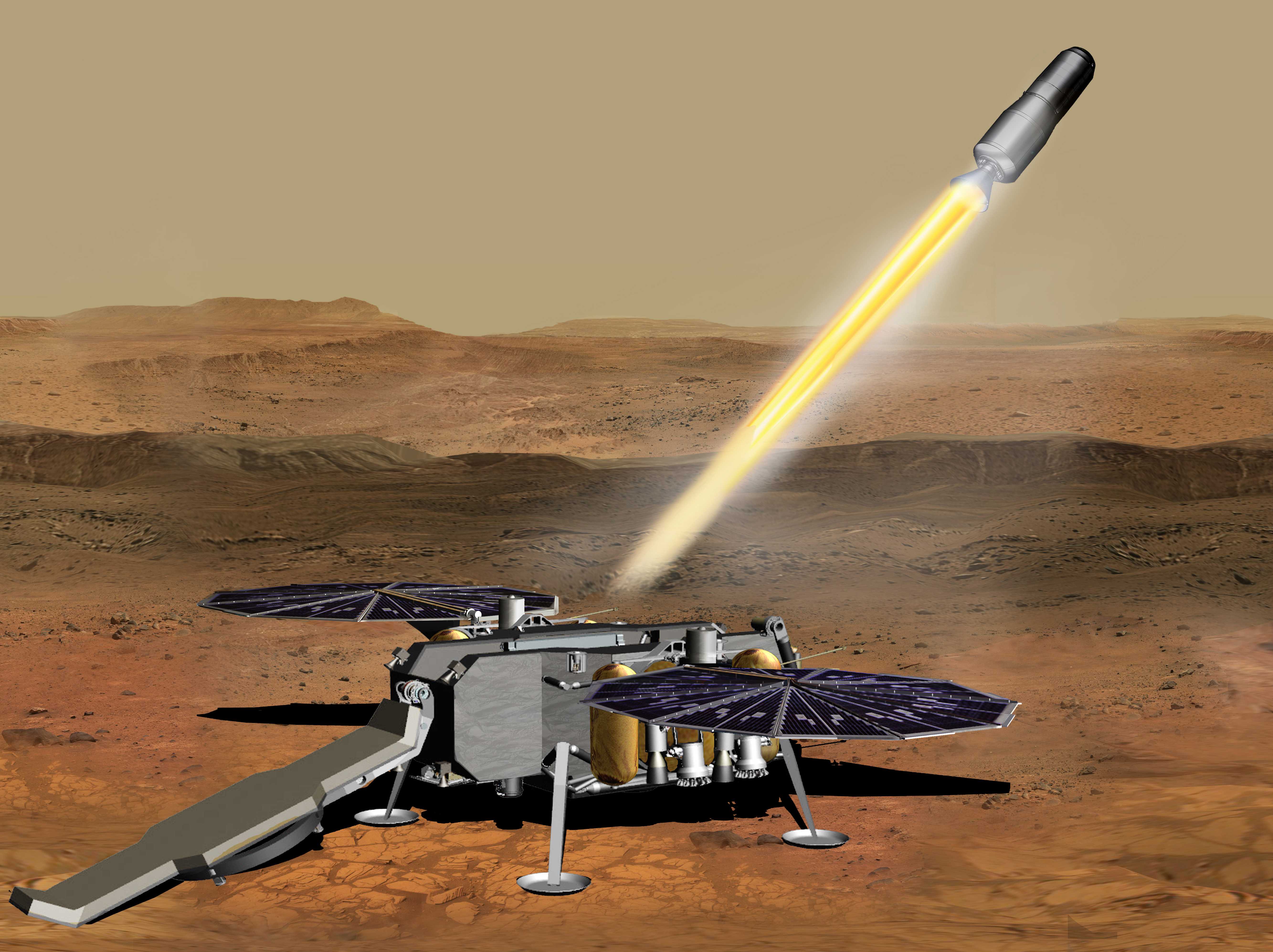 Lockheed Martin создаст аппарат MAV для доставки марсианского грунта