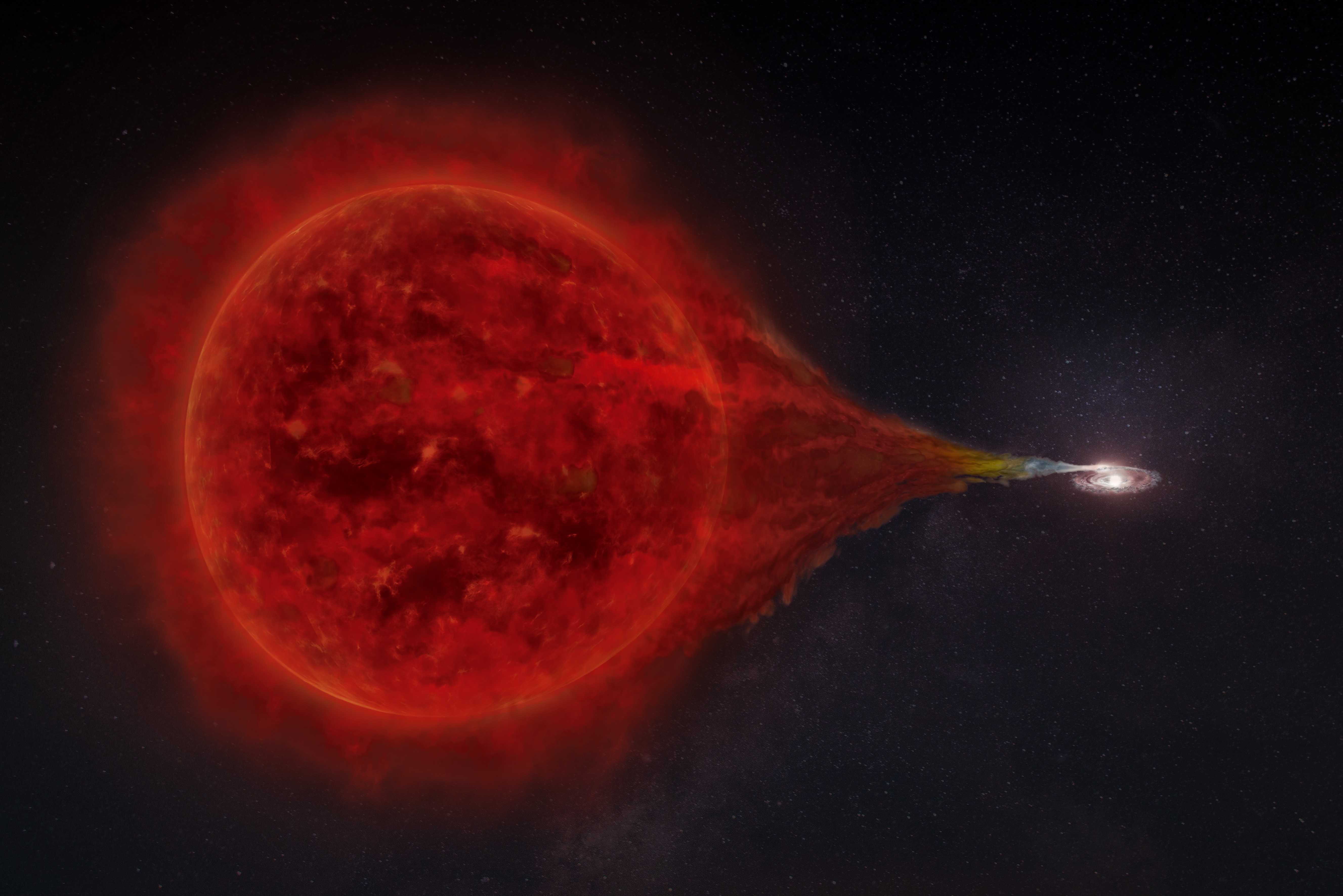Телескопы MAGIC засняли взрыв новой звезды RS Ophiuchi