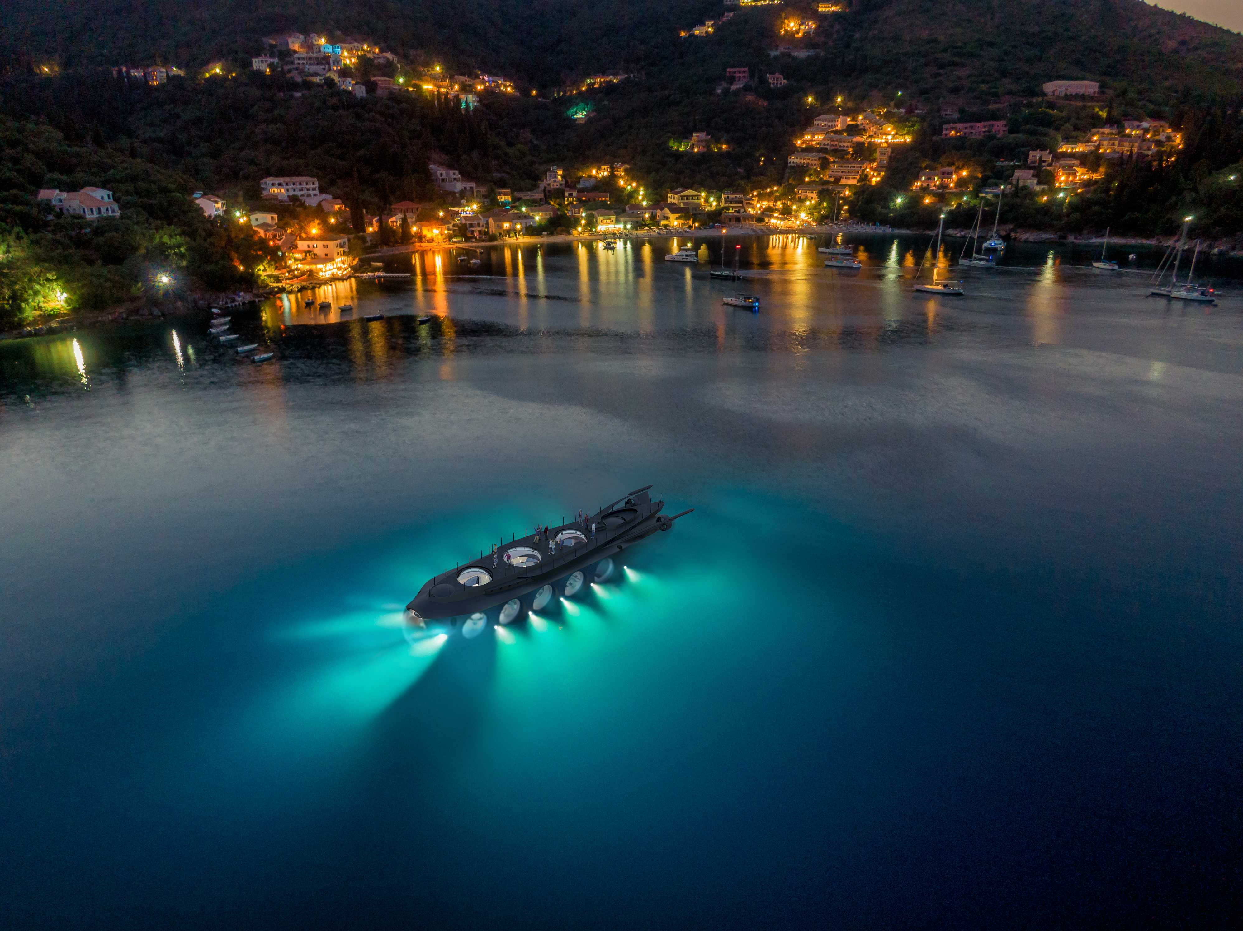Представлен проект роскошной подводной лодки UWEP