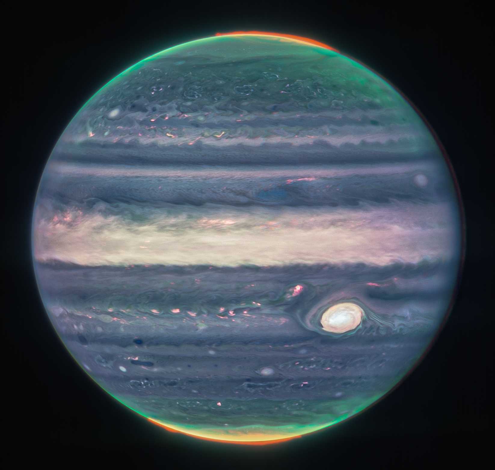 «Джеймс Уэбб» увидел полярные сияния на Юпитере