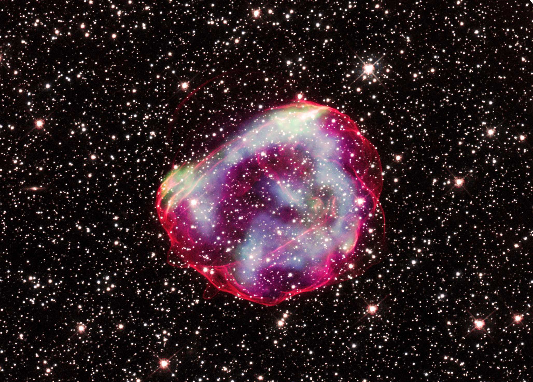 Изображение остатка сверхновой SNR 0519-69.0