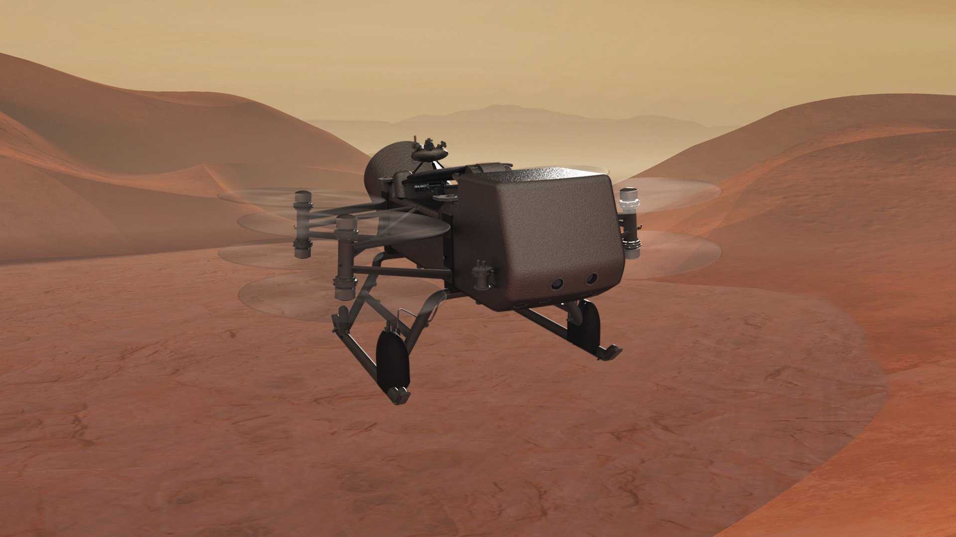 NASA готовится отправить вертолет Dragonfly на спутник Сатурна