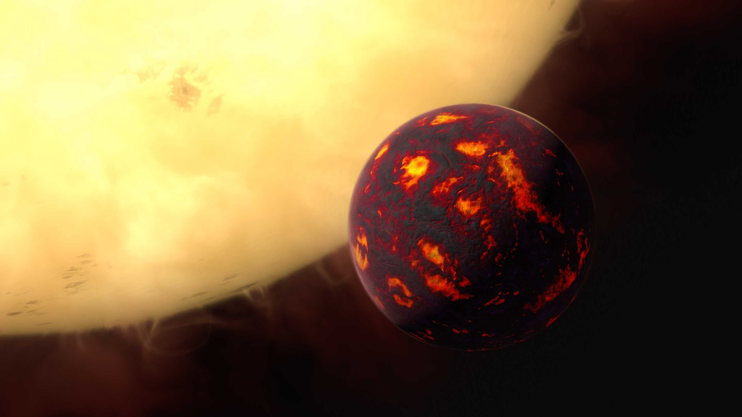 Астрономы узнали предысторию «адской» экзопланеты Янсенн