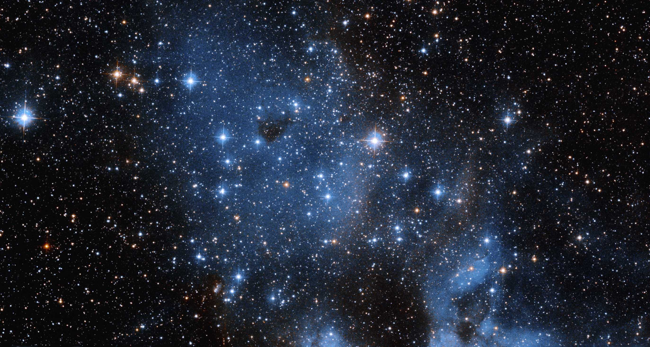 Звездное скопление NGC 1858, которому около 10 миллионов лет