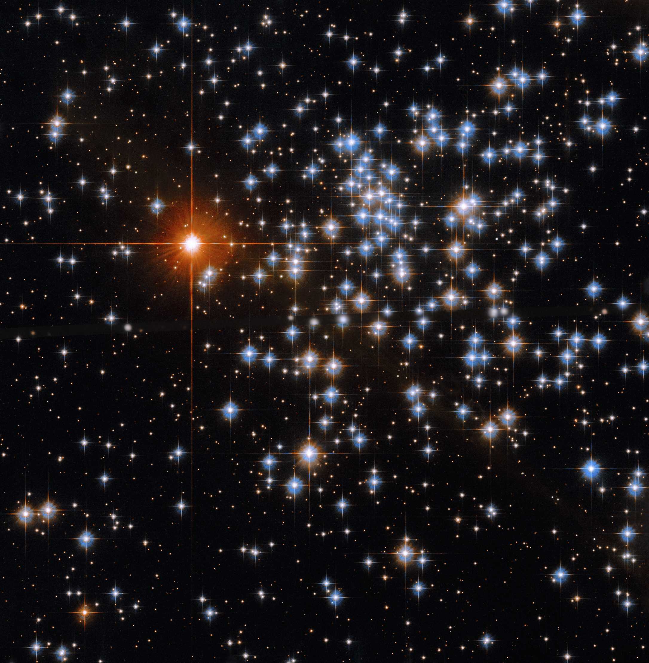 «Острые» звездочки рассеянного скопления NGC 2660 в созвездии Паруса