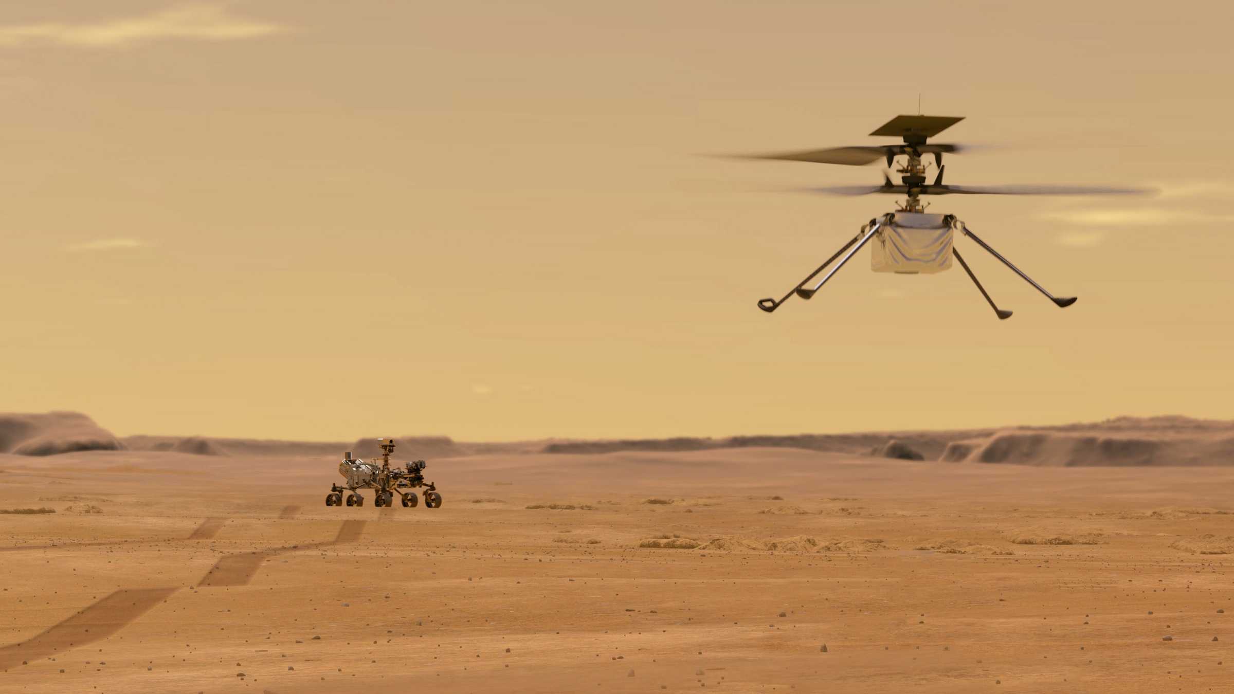 Марсианский вертолет поднялся на рекордную высоту