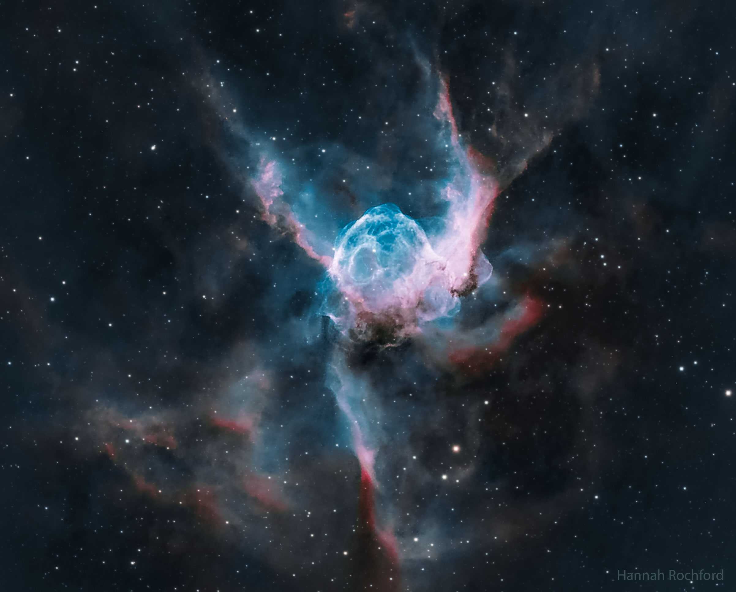 Туманность NGC 2359 или Шлем Тора