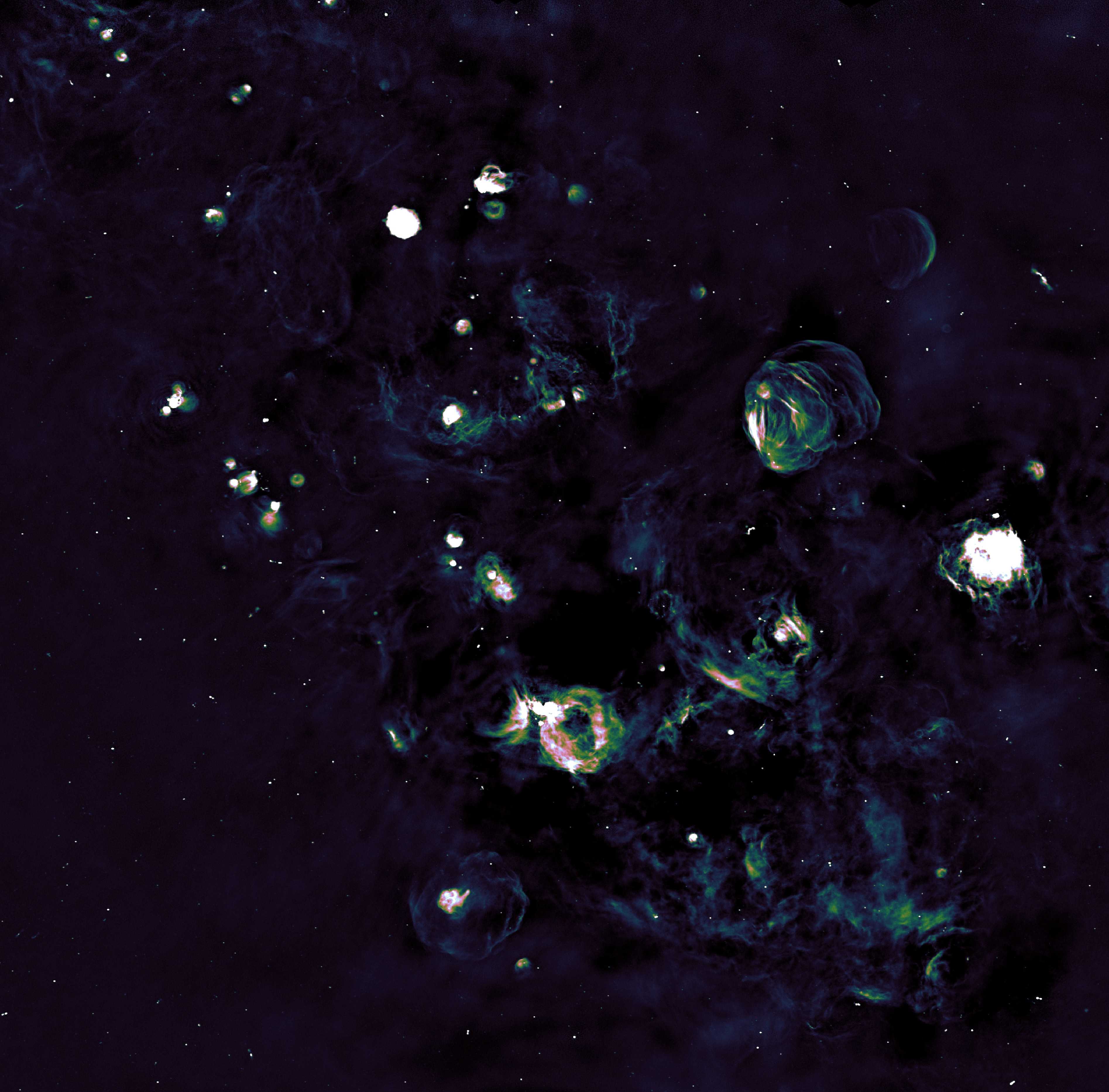 Исследователи представили подробное изображение небольшого участка Млечного Пути