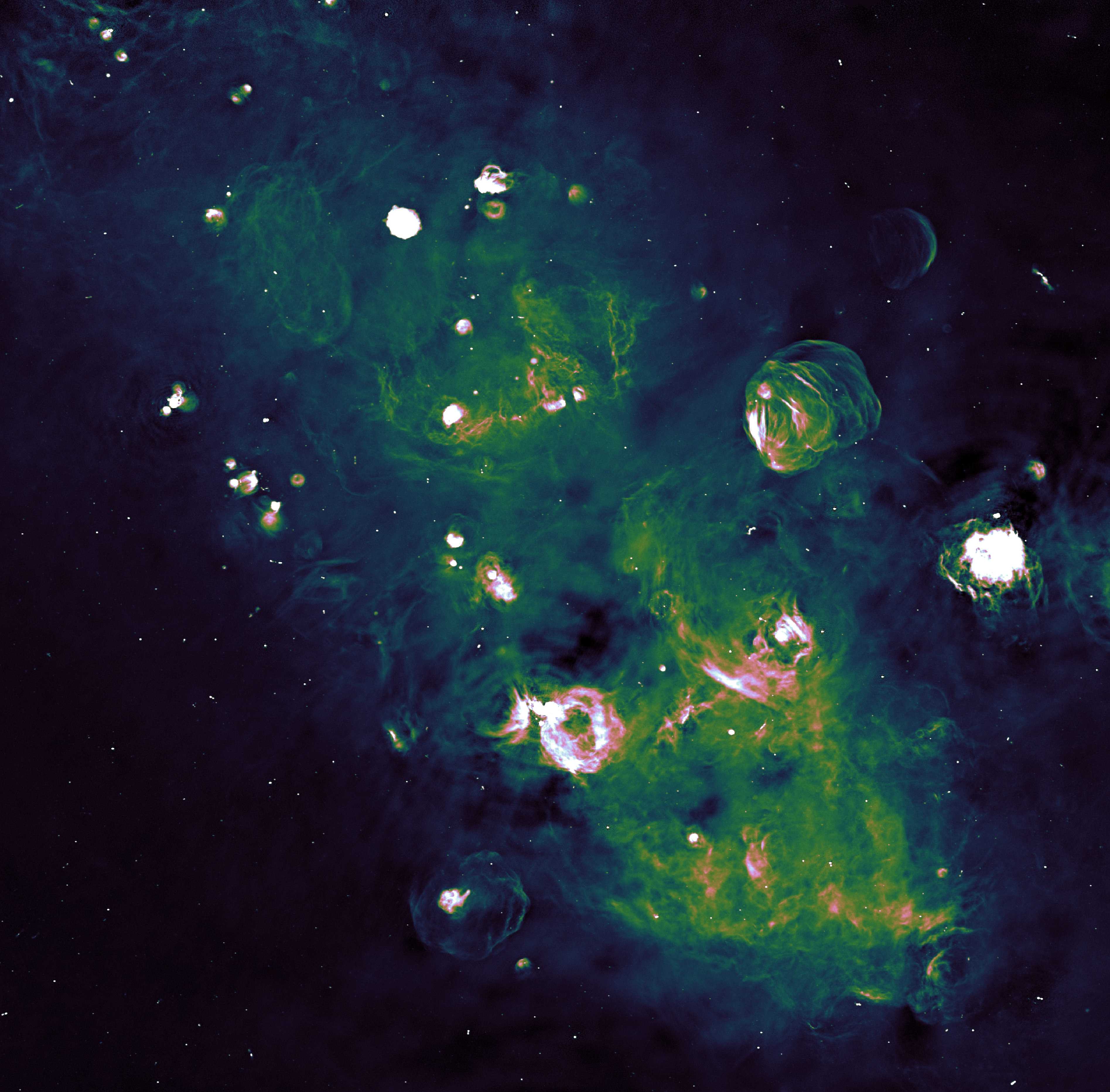 Исследователи представили подробное изображение небольшого участка Млечного Пути