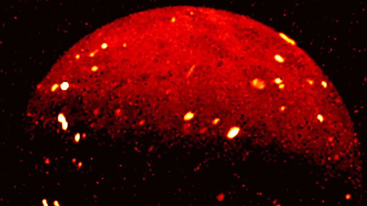 Наземный телескоп увидел очень мощное извержение вулканов на спутнике Юпитера Ио