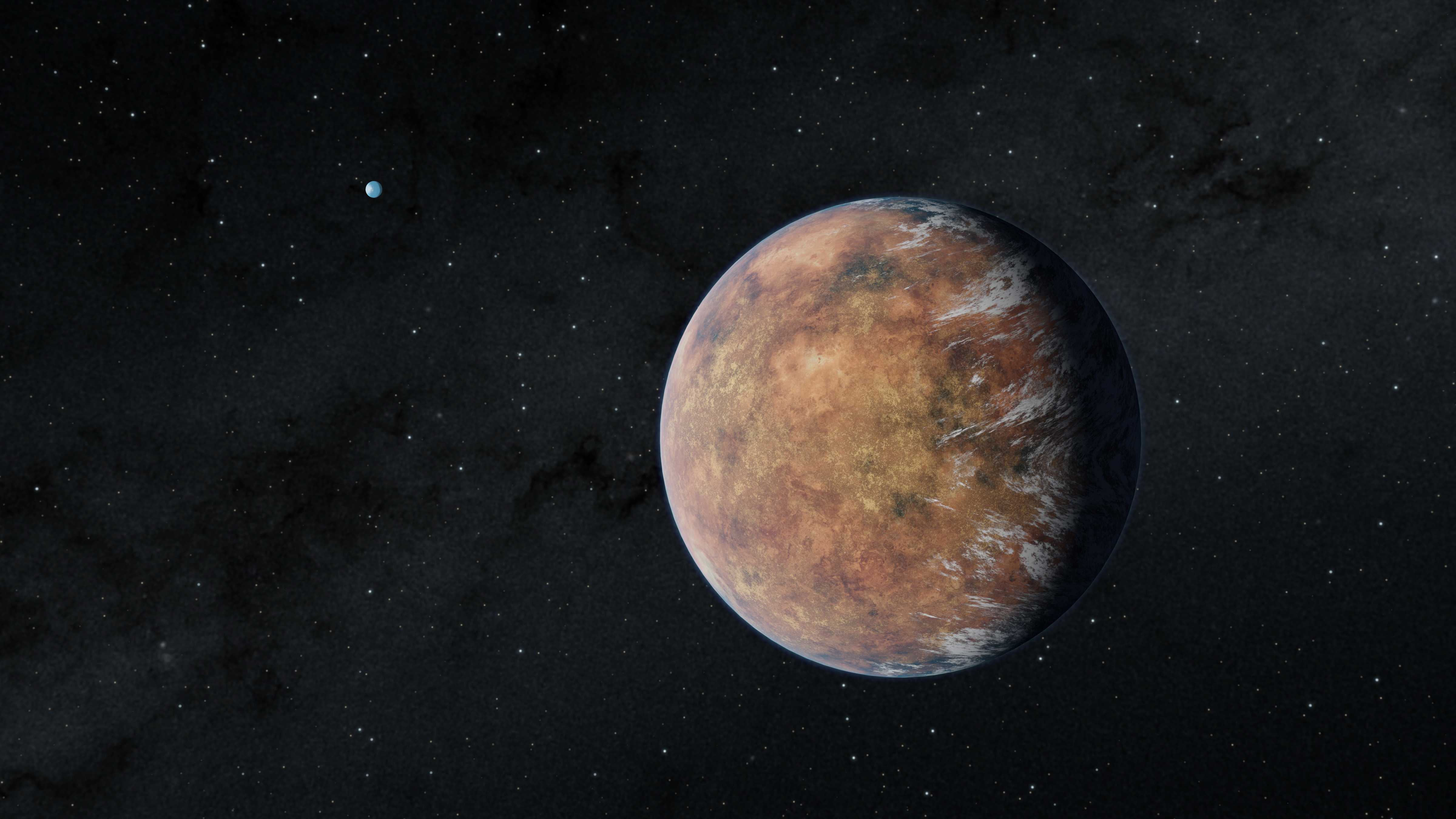 Телескопом TESS найдена экзопланета без смены времени суток в обитаемой зоне красного карлика