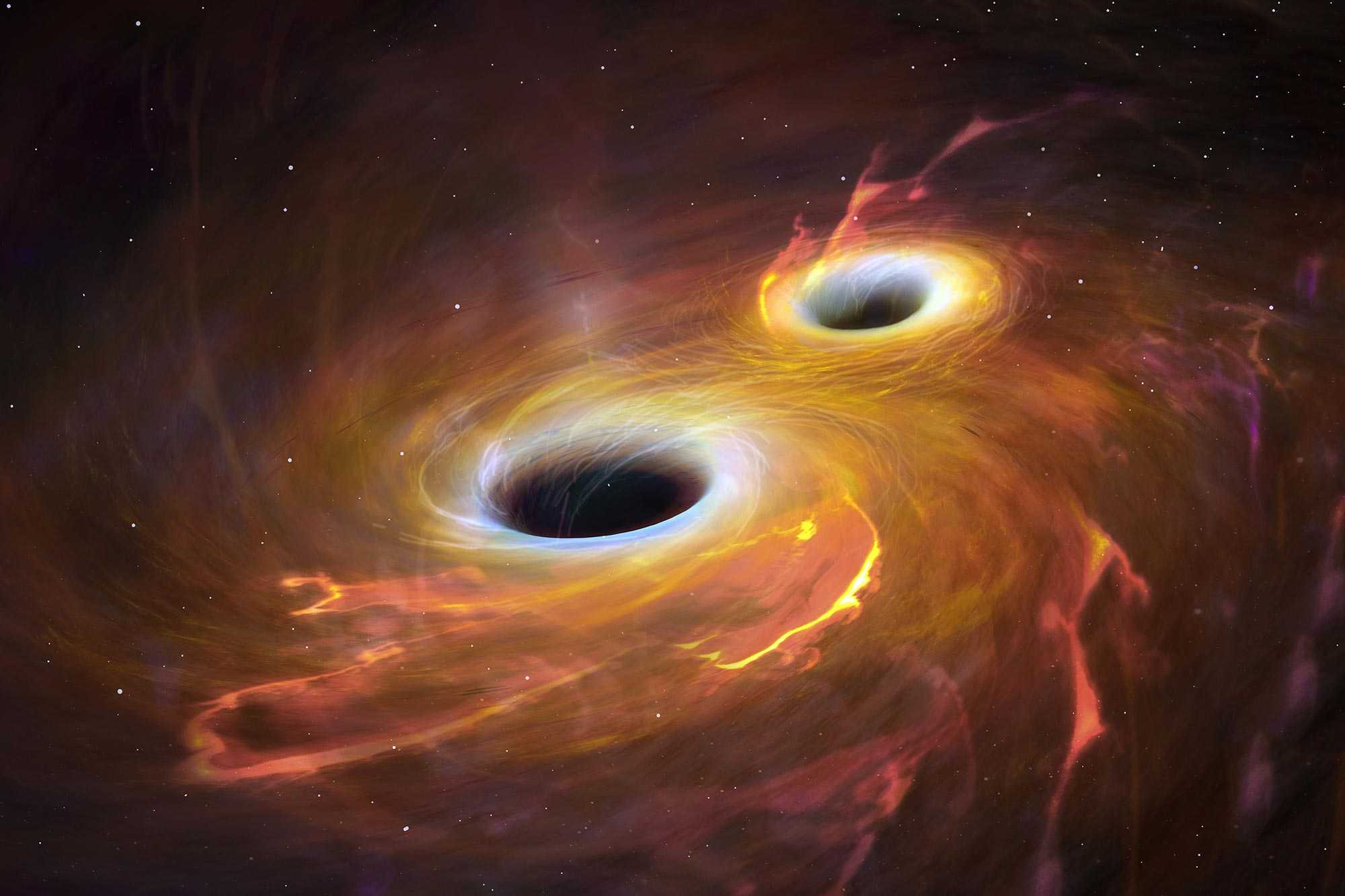 Гравитационно-волновой сигнал GW190521 назвали эхом динамического захвата черных дыр