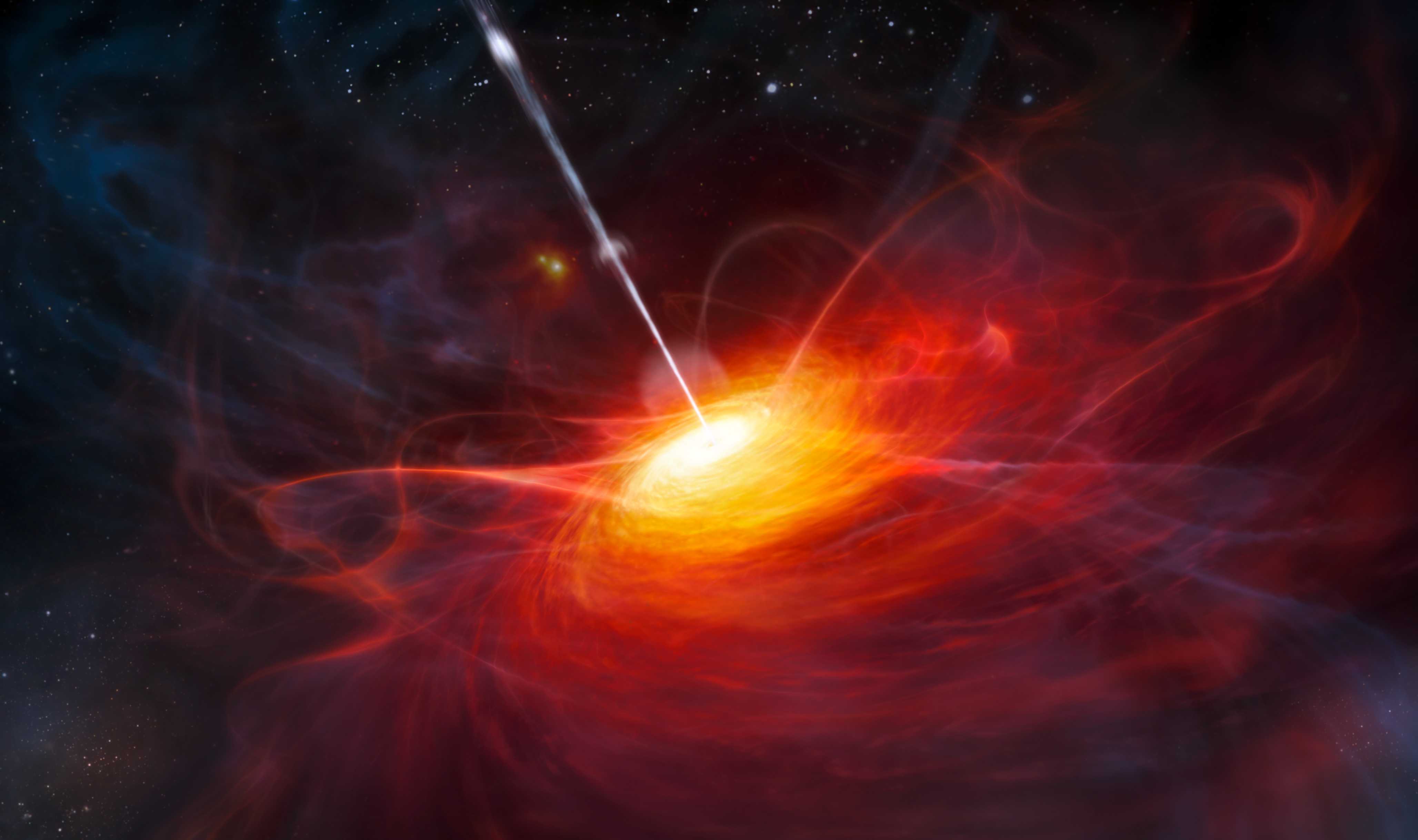 Астрономы получили изображение квазара NRAO 530