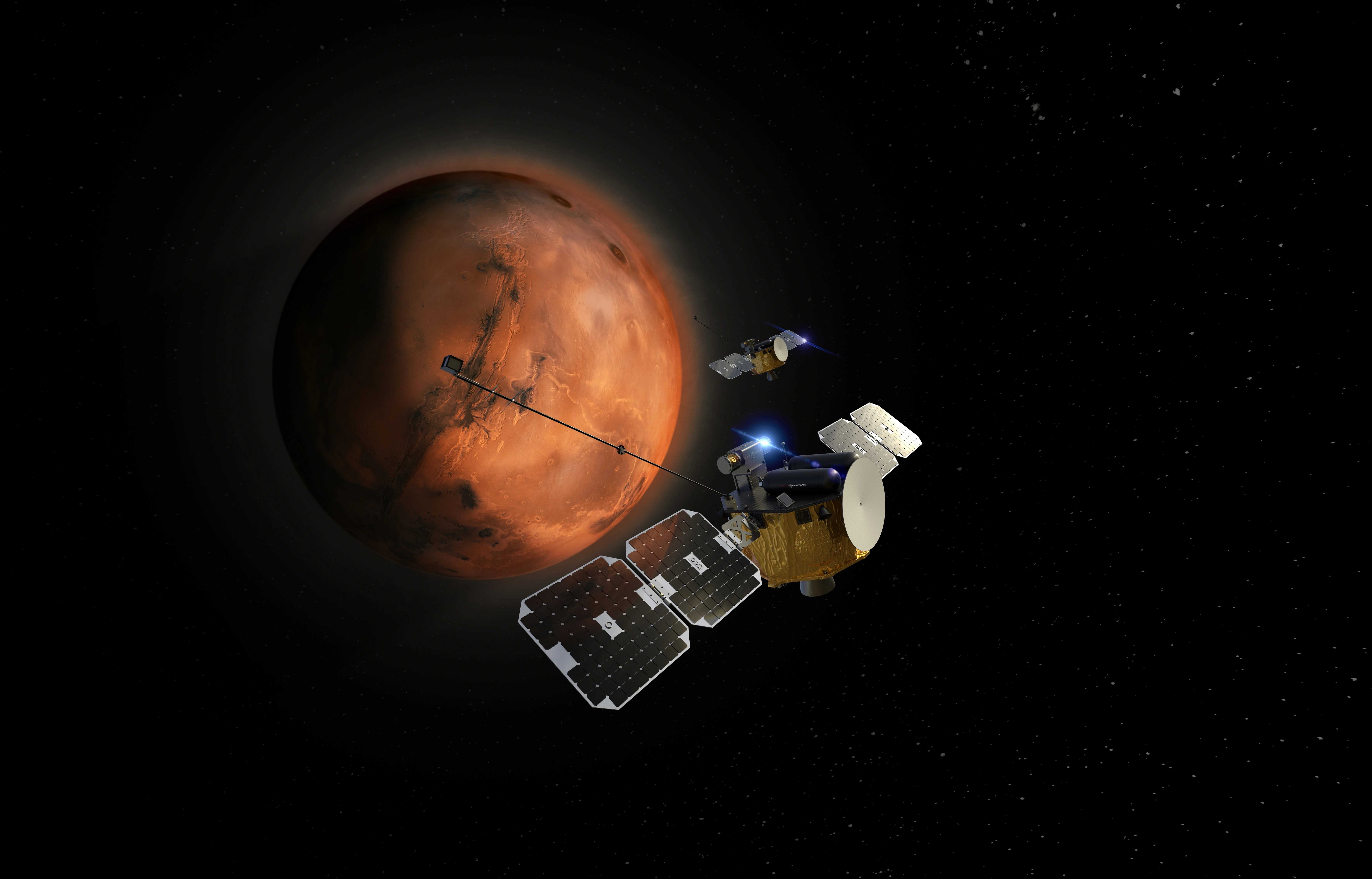 Blue Origin собирается отправить на Марс два космических аппарата