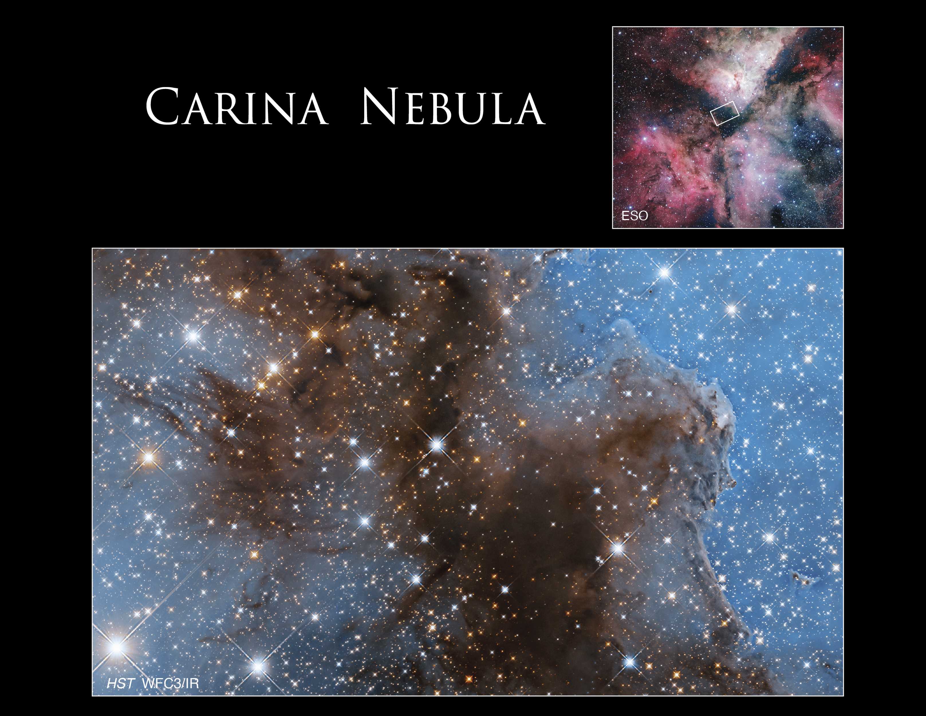 «Хаббл» сделал детальный снимок туманности Киля