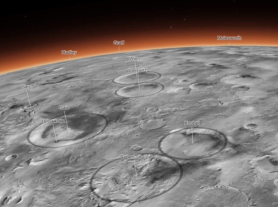 Путеводитель по Марсу: появилась интерактивная карта Красной планеты в самом высоком разрешении