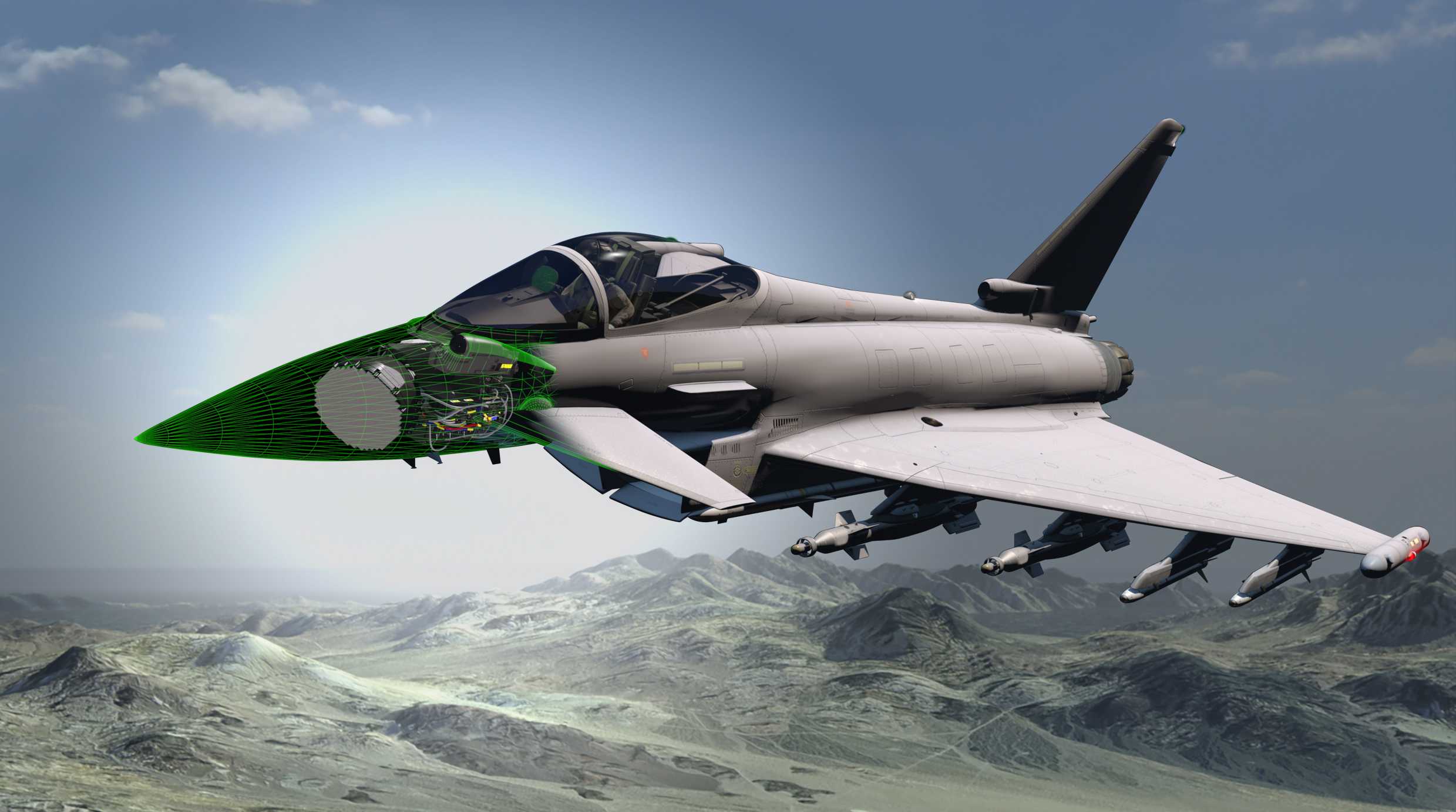 Истребители Typhoon оснастят супер-радаром ECRS Mk2