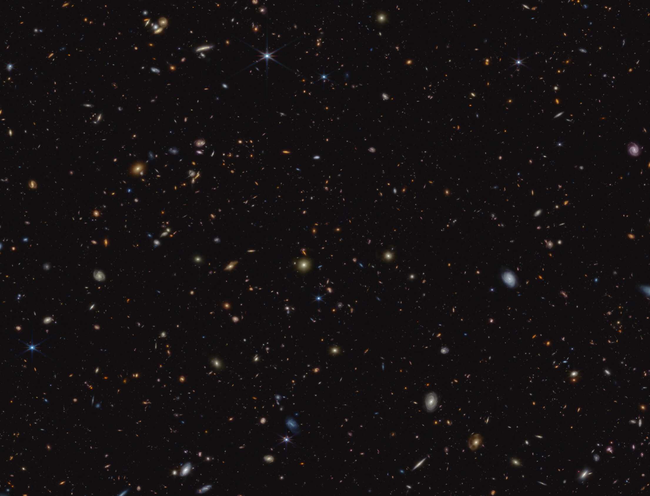 «Джеймс Уэбб» отыскал очень легкую спокойную галактику