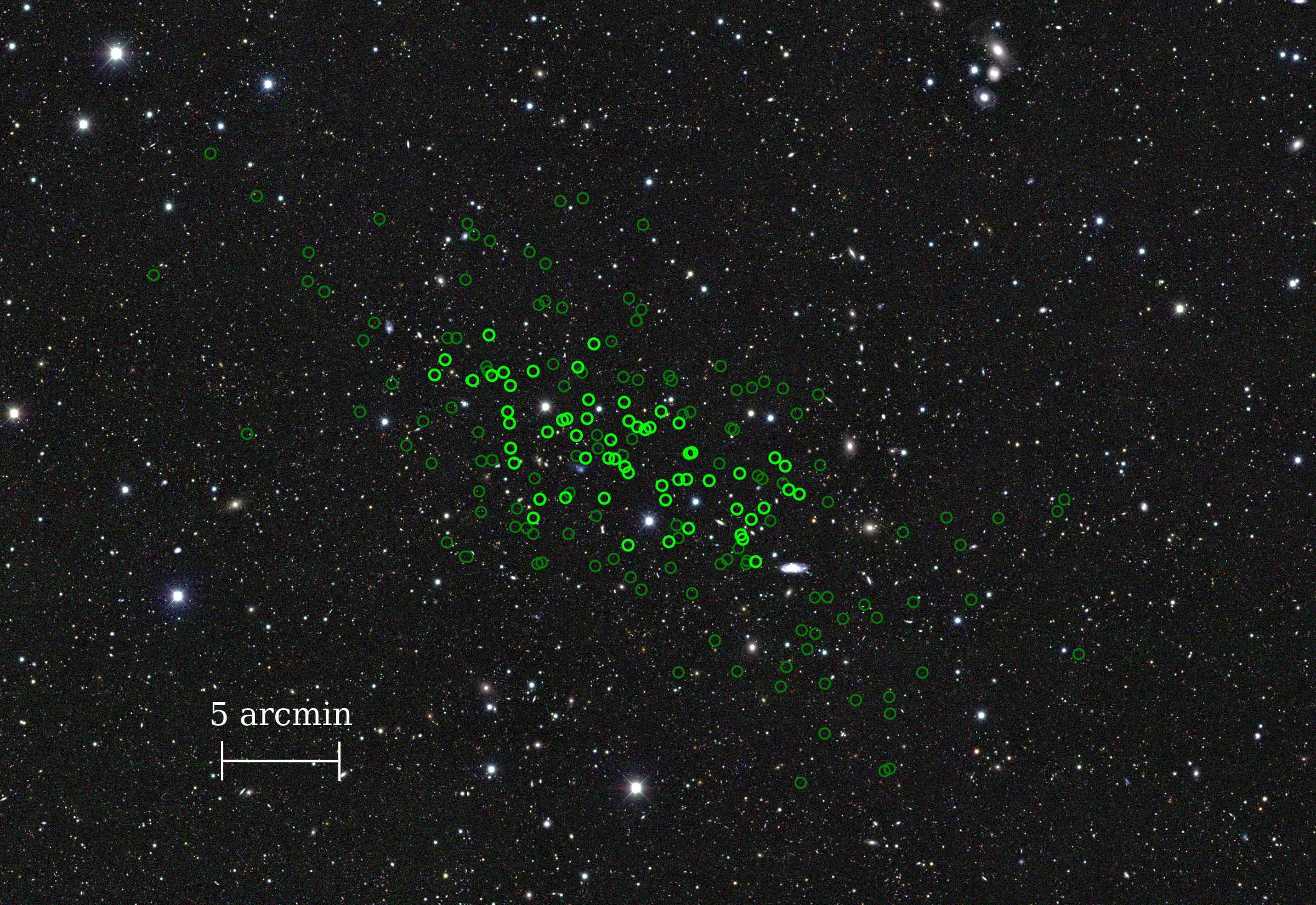 Астрономы отыскали новую тусклую карликовую галактику. Она является спутником галактики NGC 55