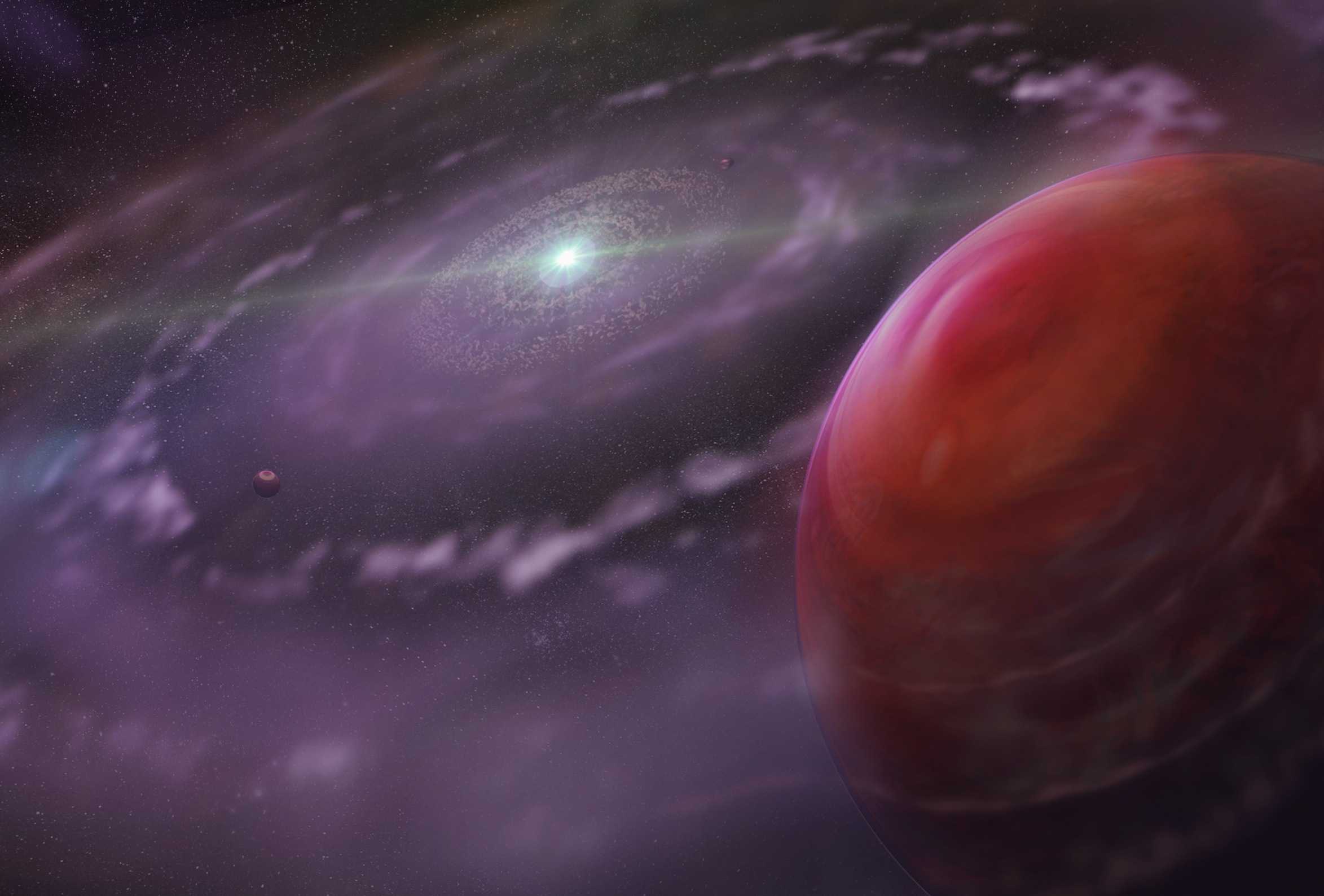 «Уэбб» изучил систему HR 8799 с четырьмя массивными планетами