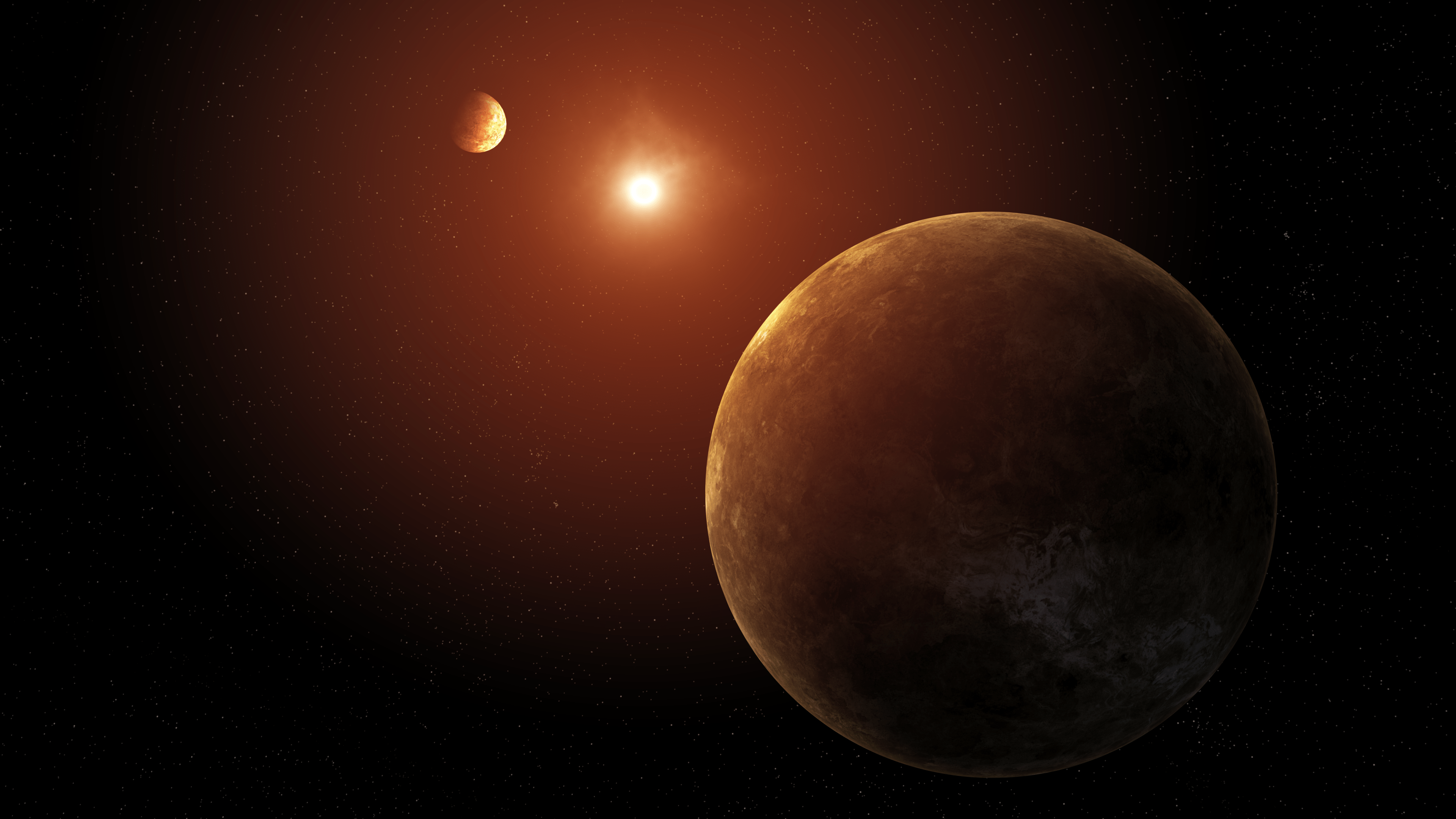 Астрономы обнаружили редкую систему из семи планет