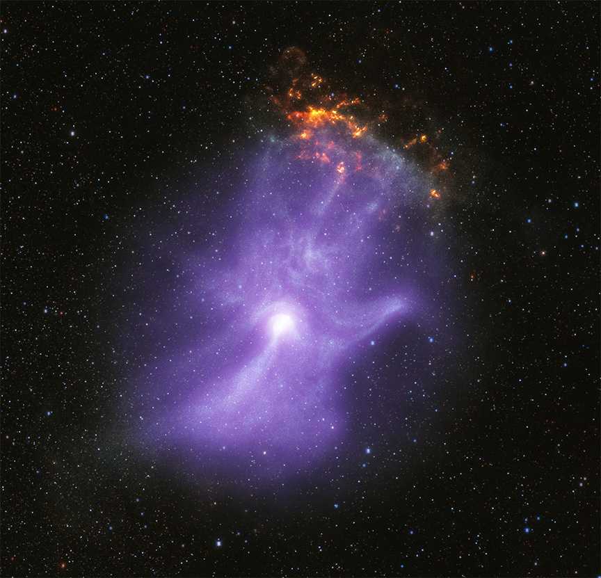 Рентгеновские обсерватории NASA получили новое изображение «Руки Бога»