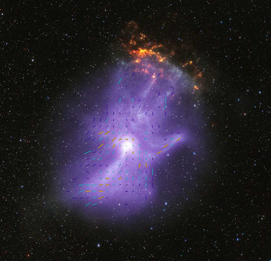 Рентгеновские обсерватории NASA получили новое изображение пульсарной туманности MSH 15-52