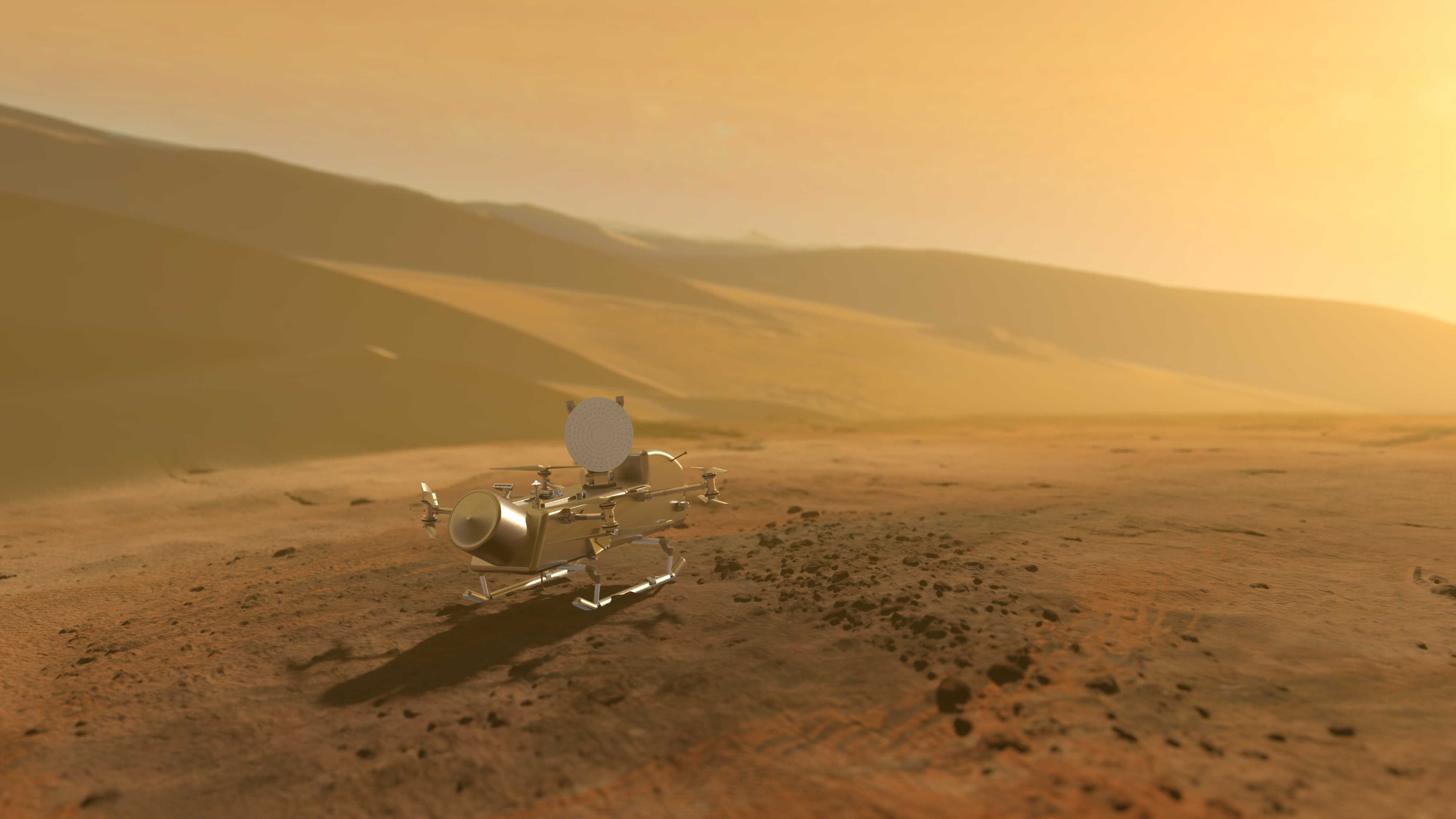 NASA отложило старт октокоптера Dragonfly к Титану на год