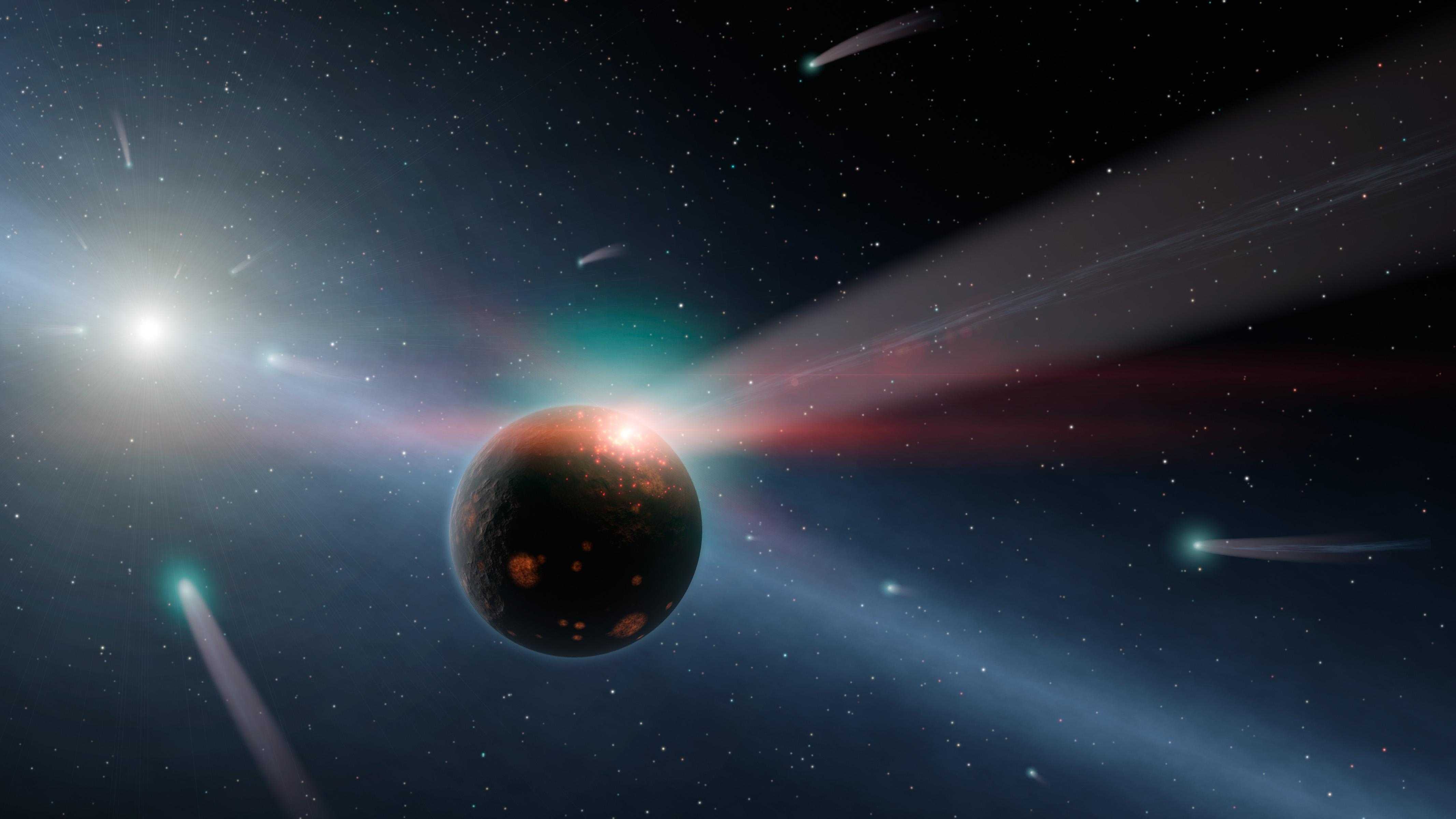 Звезда размером с Солнце пронеслась через нашу систему 2,5 миллиона лет назад