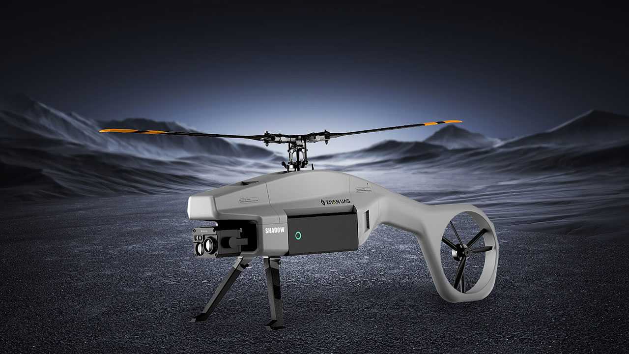 Компания Ziyan представила разведывательный дрон-вертолет Shadow S3